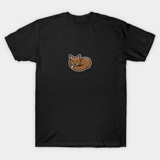 Sleeping Brown Fox T-Shirt